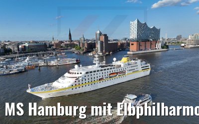MS Hamburg mit Elbphilharmonie 13.07.2022