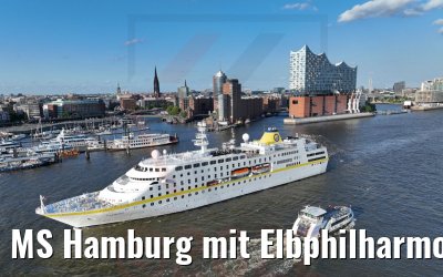 MS Hamburg mit Elbphilharmonie 13.07.2022