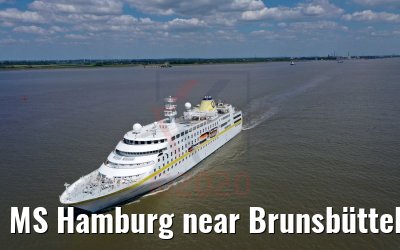 MS Hamburg near Brunsbüttel 29.05.2020