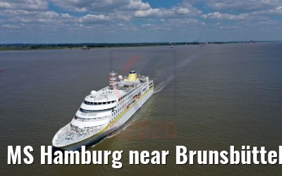 MS Hamburg near Brunsbüttel 29.05.2020