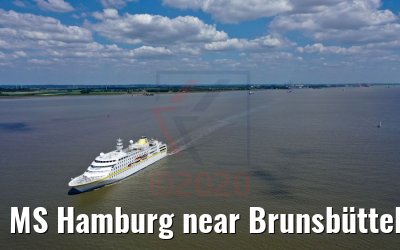 MS Hamburg near Brunsbüttel 29.05.2020