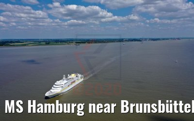 MS Hamburg near Brunsbüttel 29.05.2020
