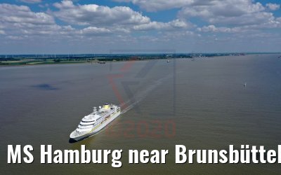 MS Hamburg near Brunsbüttel 29.05.2020