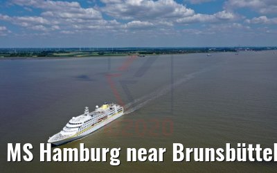MS Hamburg near Brunsbüttel 29.05.2020