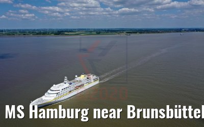MS Hamburg near Brunsbüttel 29.05.2020