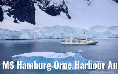 MS Hamburg Orne Harbour Antarctica 22.01.2023