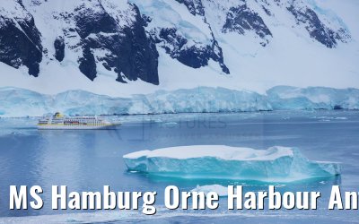 MS Hamburg Orne Harbour Antarctica 22.01.2023
