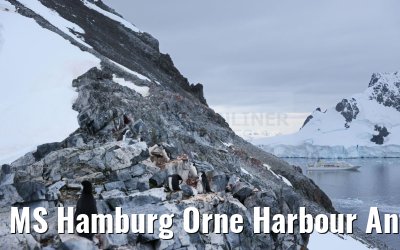 MS Hamburg Orne Harbour Antarctica 22.01.2023