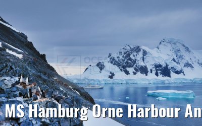 MS Hamburg Orne Harbour Antarctica 22.01.2023