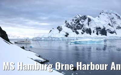 MS Hamburg Orne Harbour Antarctica 22.01.2023