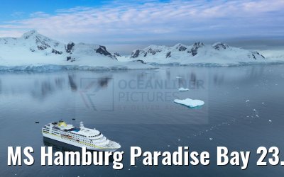 MS Hamburg Paradise Bay 23.01.2023, Antarctica