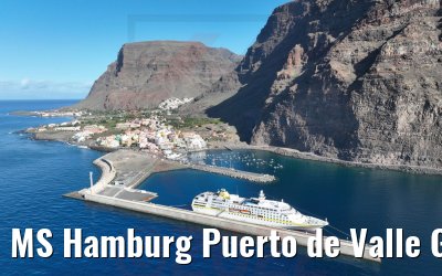 MS Hamburg Puerto de Valle Gran Rey La Gomera 22.11.2022