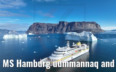 MS Hamburg uummannaq and icebergs 04.09.2022