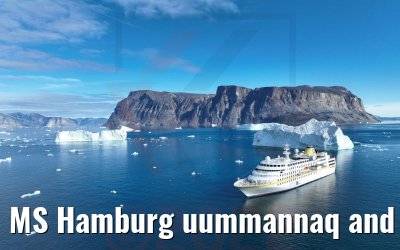 MS Hamburg uummannaq and icebergs 04.09.2022