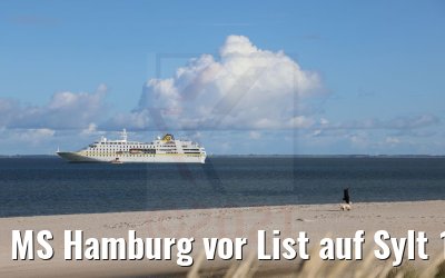 MS Hamburg vor List auf Sylt 12.10.2021