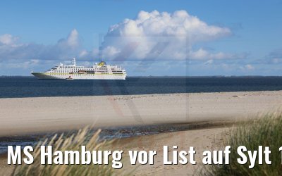 MS Hamburg vor List auf Sylt 12.10.2021