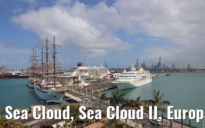 Sea Cloud, Sea Cloud II, Europa 2, Hamburg Las Palmas de Gran Canaria