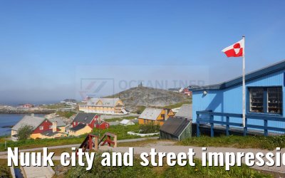 Nuuk city and street impressions 04.08.2024