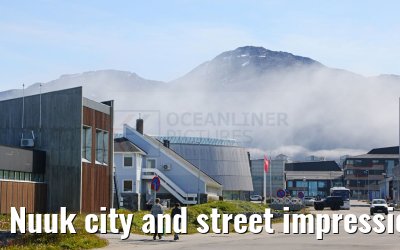 Nuuk city and street impressions 04.08.2024