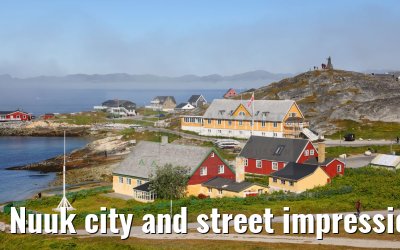 Nuuk city and street impressions 04.08.2024