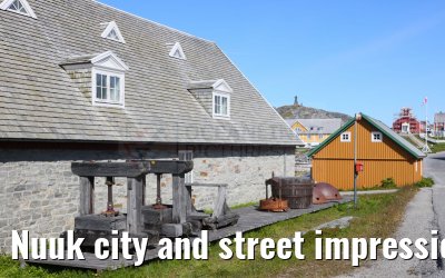 Nuuk city and street impressions 04.08.2024
