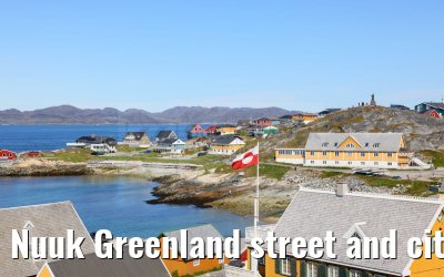 Nuuk Greenland street and city impressions 04.08.2024