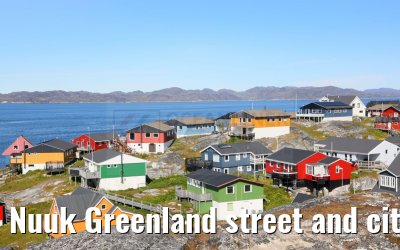 Nuuk Greenland street and city impressions 04.08.2024