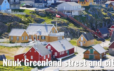 Nuuk Greenland street and city impressions 04.08.2024