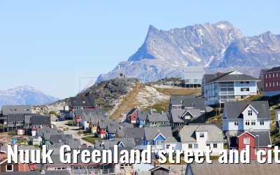 Nuuk Greenland street and city impressions 04.08.2024