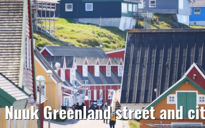 Nuuk Greenland street and city impressions 04.08.2024