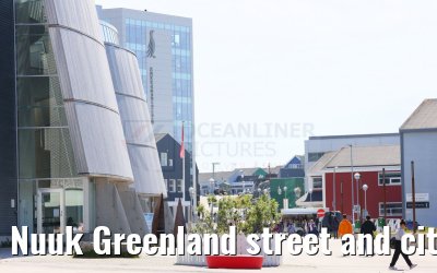 Nuuk Greenland street and city impressions 04.08.2024