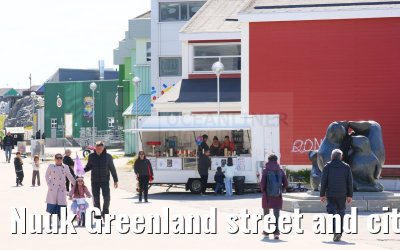 Nuuk Greenland street and city impressions 04.08.2024