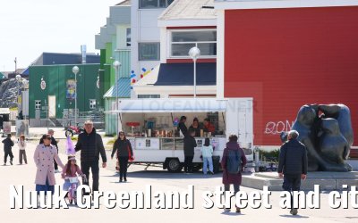 Nuuk Greenland street and city impressions 04.08.2024