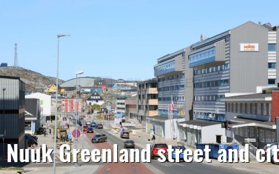 Nuuk Greenland street and city impressions 04.08.2024