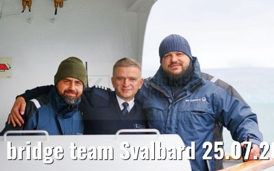 bridge team Svalbard 25.07.2024