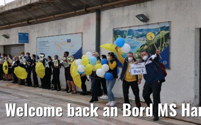 Welcome back an Bord MS Hamburg 21.03.2022