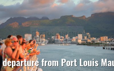 departure from Port Louis Mauritius 12.02.2024