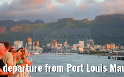 departure from Port Louis Mauritius 12.02.2024