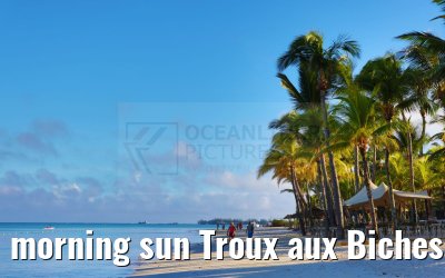 morning sun Troux aux Biches, Mauritius 12.02.2024