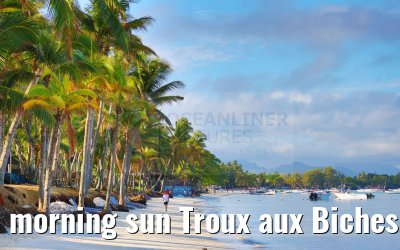 morning sun Troux aux Biches, Mauritius 12.02.2024