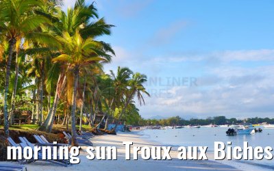 morning sun Troux aux Biches, Mauritius 12.02.2024