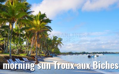 morning sun Troux aux Biches, Mauritius 12.02.2024