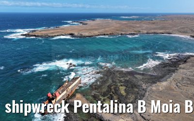 shipwreck Pentalina B Moia Bay Cape Verde 18.02.2025