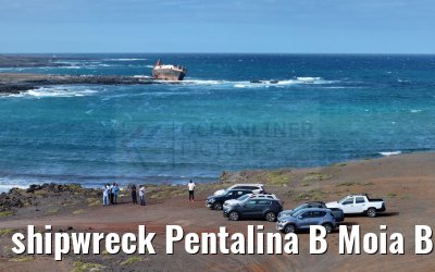 shipwreck Pentalina B Moia Bay Cape Verde 18.02.2025