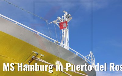 MS Hamburg in Puerto del Rosario 11.03.2022