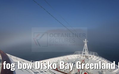 fog bow Disko Bay Greenland 06.08.2024