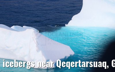 icebergs near Qeqertarsuaq, Greenland 06.08.2024