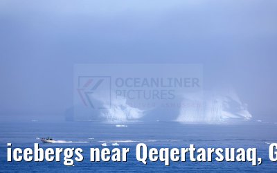 icebergs near Qeqertarsuaq, Greenland 06.08.2024