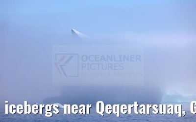 icebergs near Qeqertarsuaq, Greenland 06.08.2024