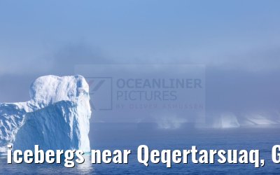 icebergs near Qeqertarsuaq, Greenland 06.08.2024